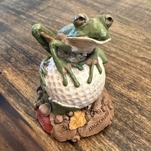 1991 Tim Wolfe HAWTHORN Frog on GOLF BALL Signed